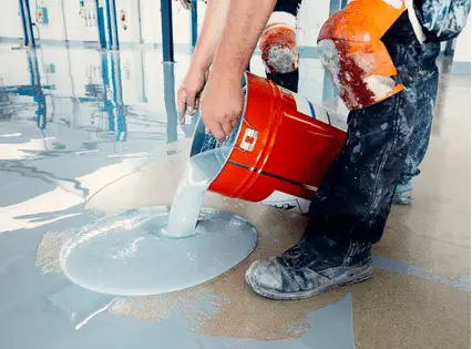 epoxy garage flooring installation
