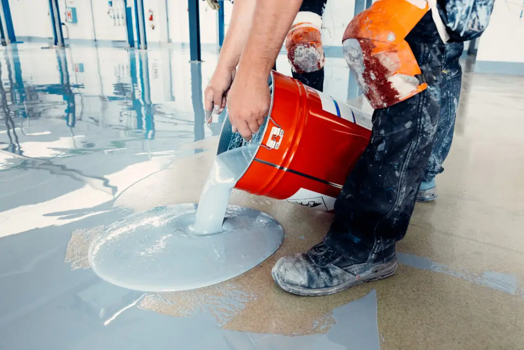 epoxy garage flooring installation