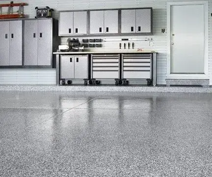 Epoxy Garage installation in Bostonia